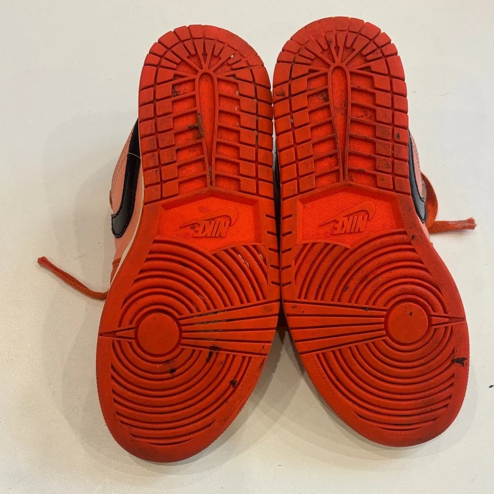 Nike Jordan Low Dunk Kids Sneakers - Orange and Black
